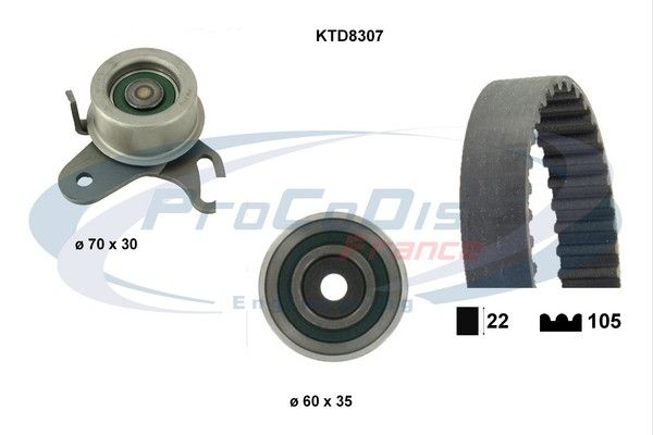 PROCODIS FRANCE Hammashihnasarja KTD8307